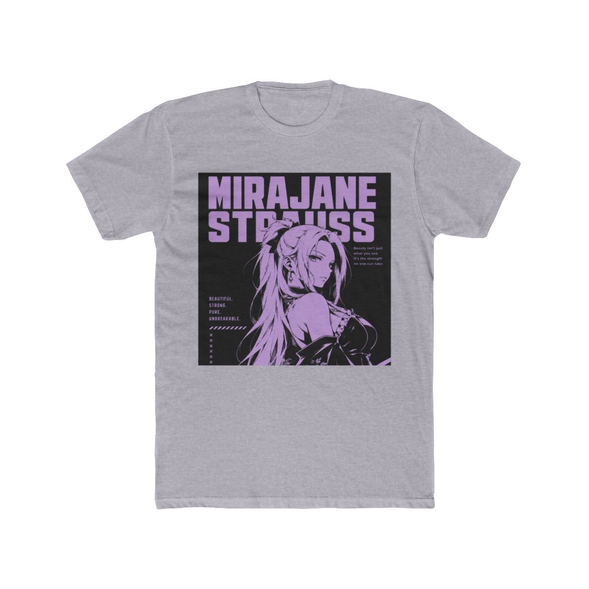 Fairy Tail Mirajane Strauss Typographic T Shirt