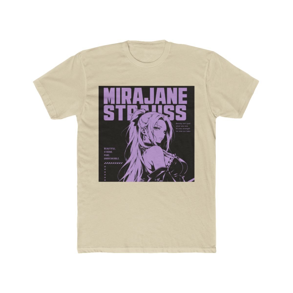 Fairy Tail Mirajane Strauss Typographic T Shirt - alternate angle 4, merchandise