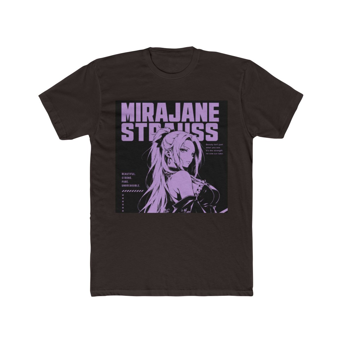 Fairy Tail Mirajane Strauss Typographic T Shirt - alternate angle 3, merchandise