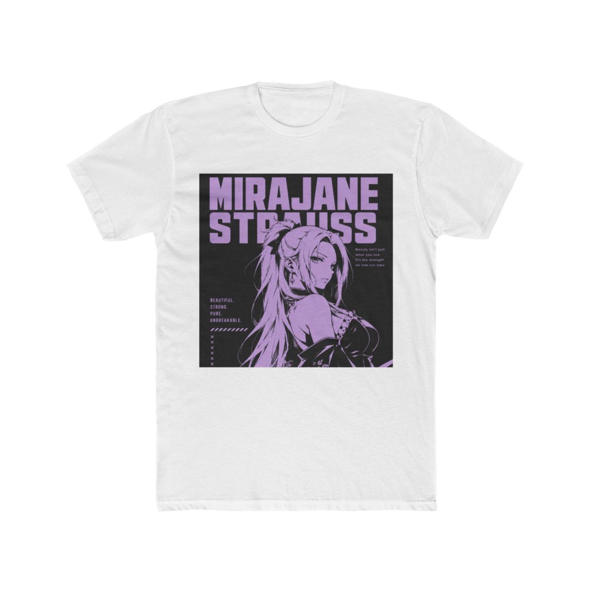 Fairy Tail Mirajane Strauss Typographic T Shirt - Official T-Shirts merchandise