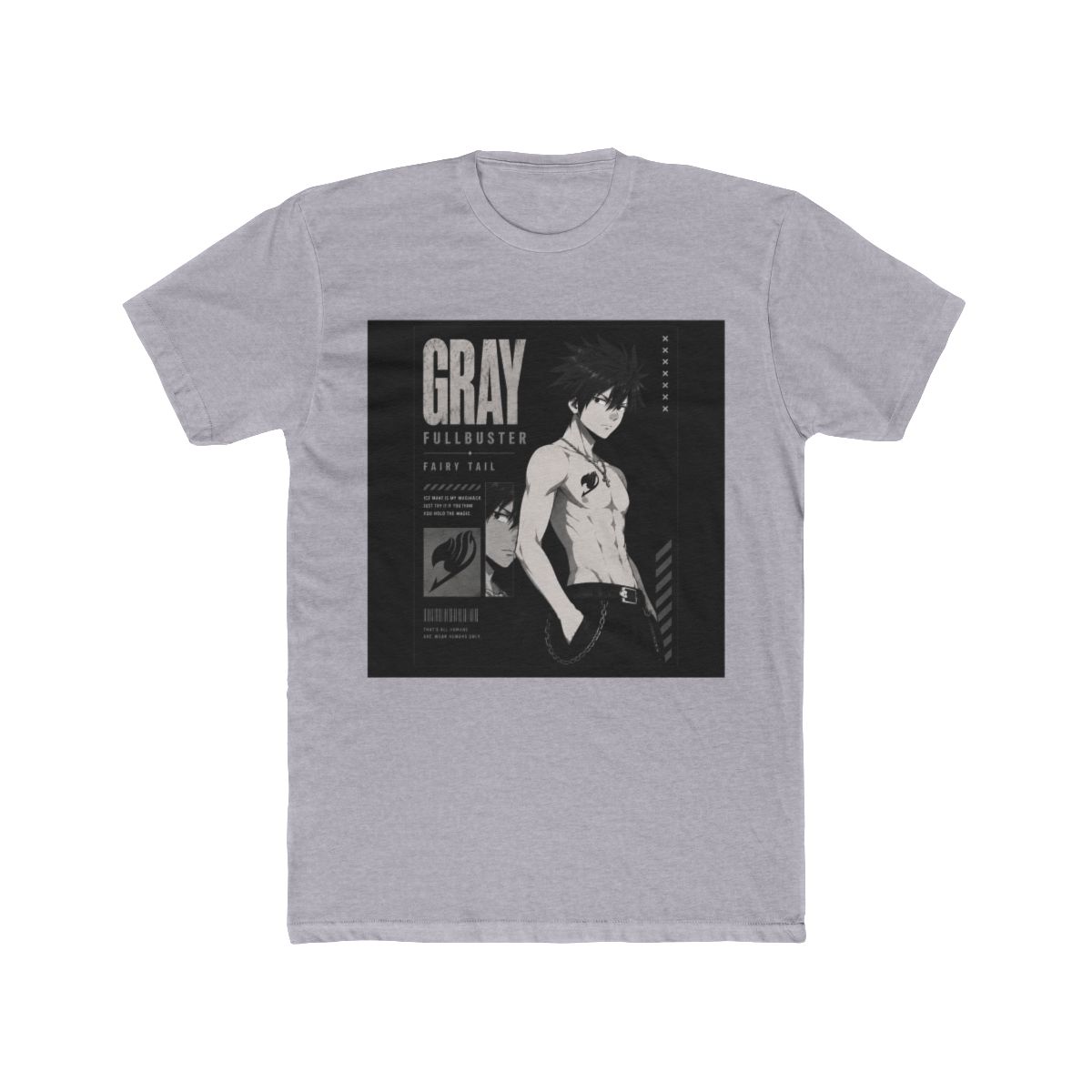Fairy Tail Gray Fullbuster Graphic T Shirt