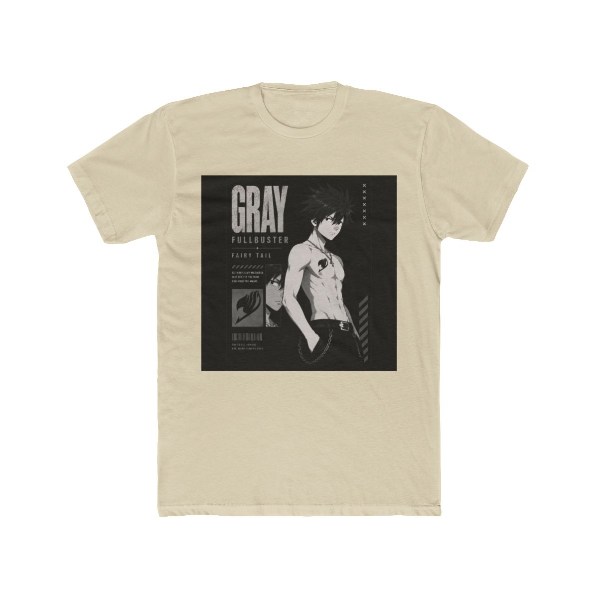 Fairy Tail Gray Fullbuster Graphic T Shirt - alternate angle 4, merchandise