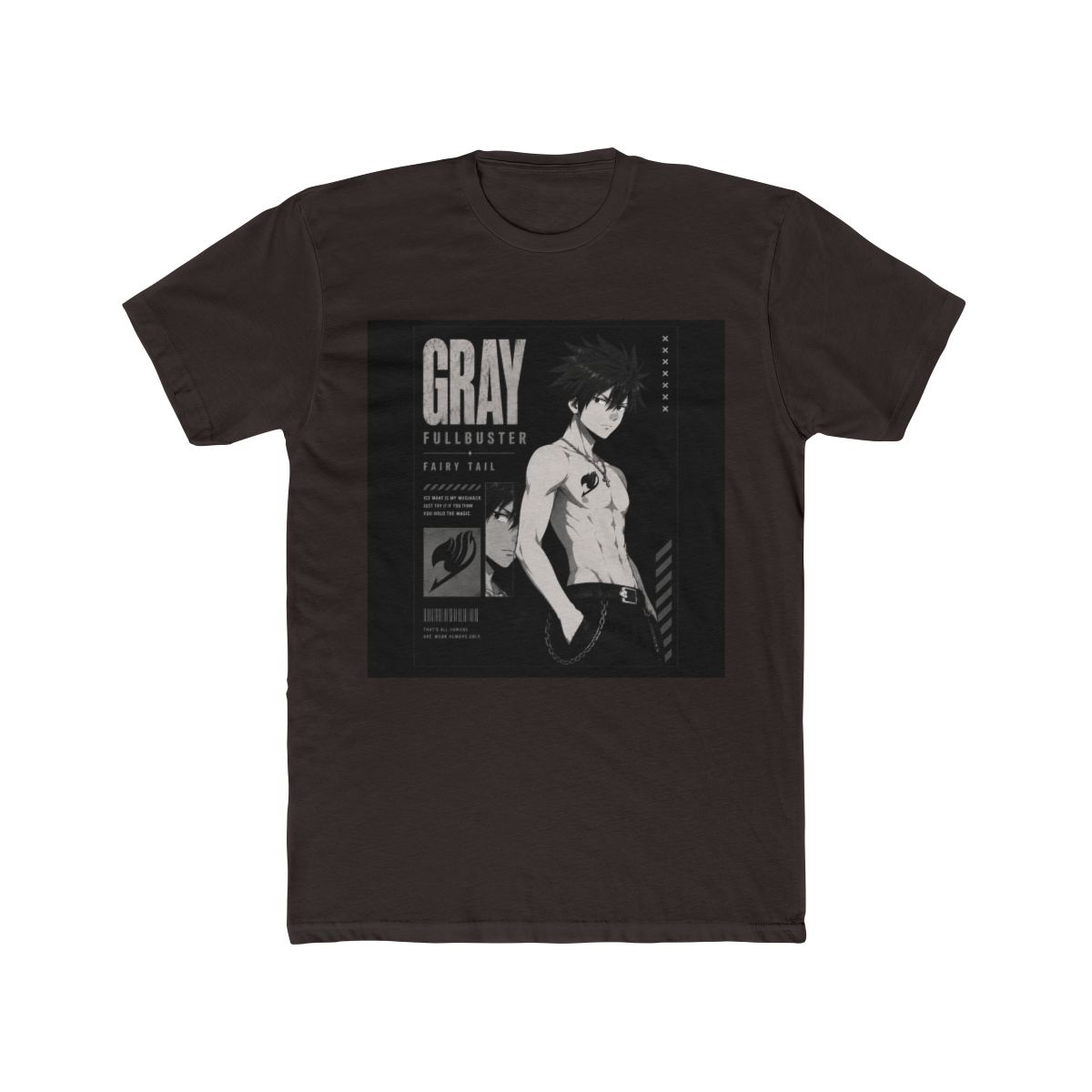 Fairy Tail Gray Fullbuster Graphic T Shirt - alternate angle 3, merchandise