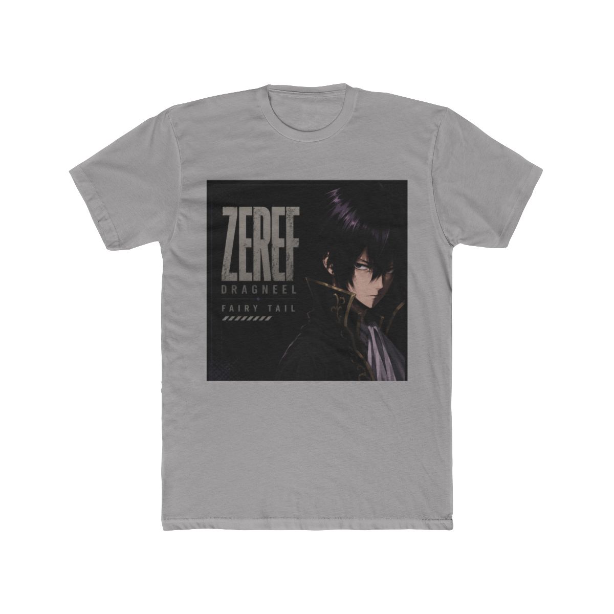 Fairy Tail Zeref Dragneel Typographic T Shirt - alternate angle 2, merchandise