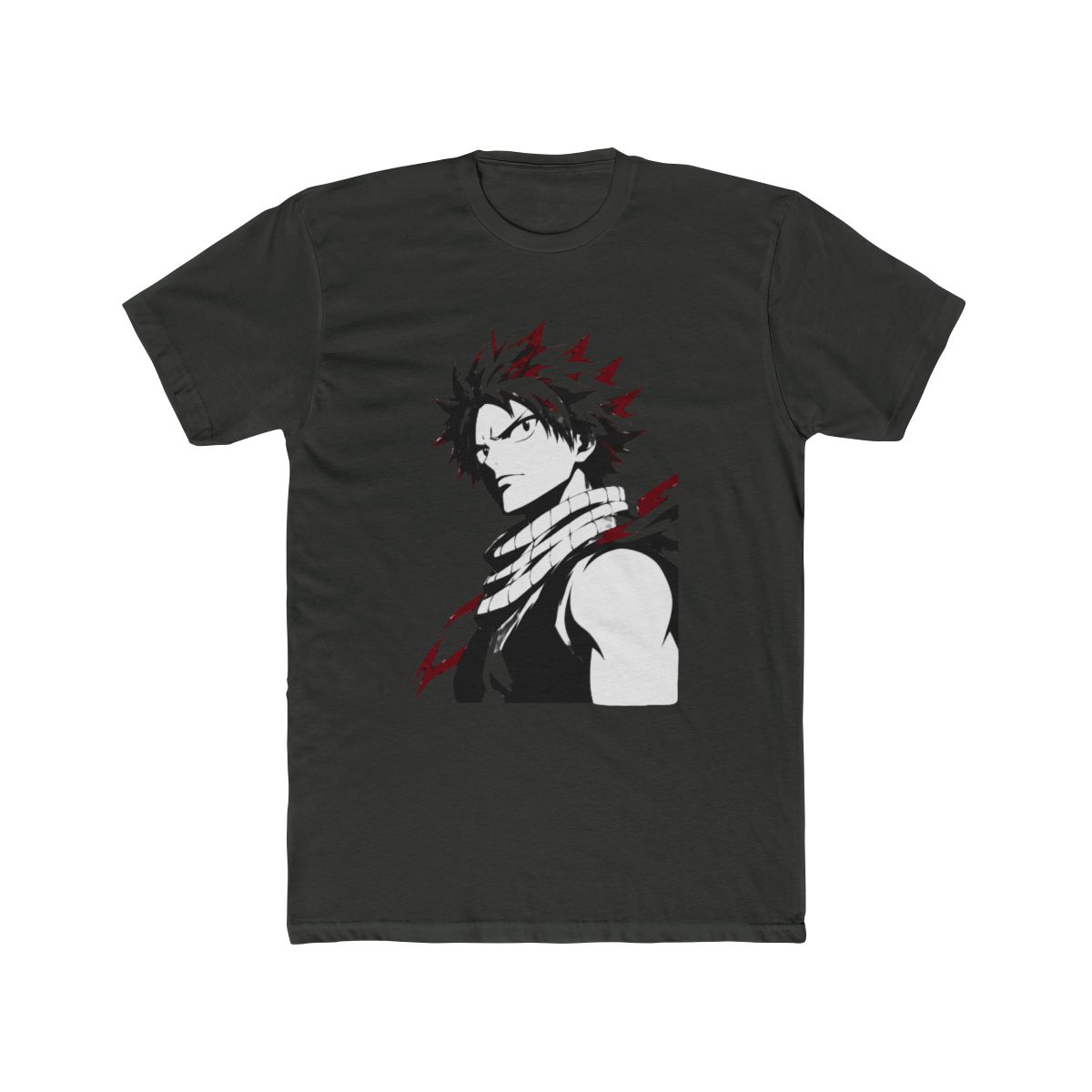 Fairy Tail Natsu Dragneel Graphic Illustration T Shirt - alternate angle 5, merchandise