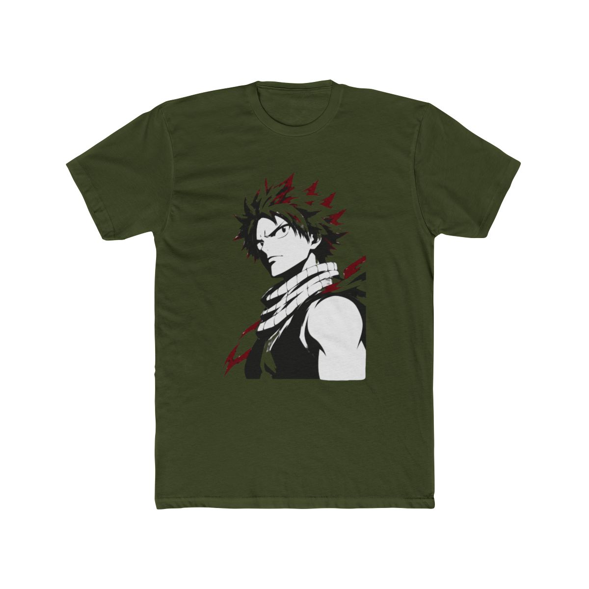 Fairy Tail Natsu Dragneel Graphic Illustration T Shirt - alternate angle 4, merchandise