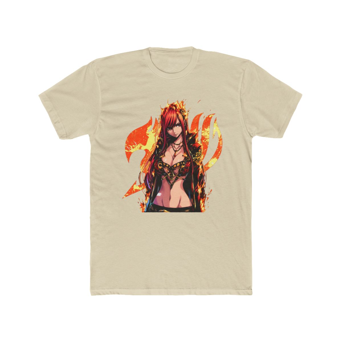 Erza Scarlet Fiery Empress Fairy Tail T Shirt - alternate angle 4, merchandise