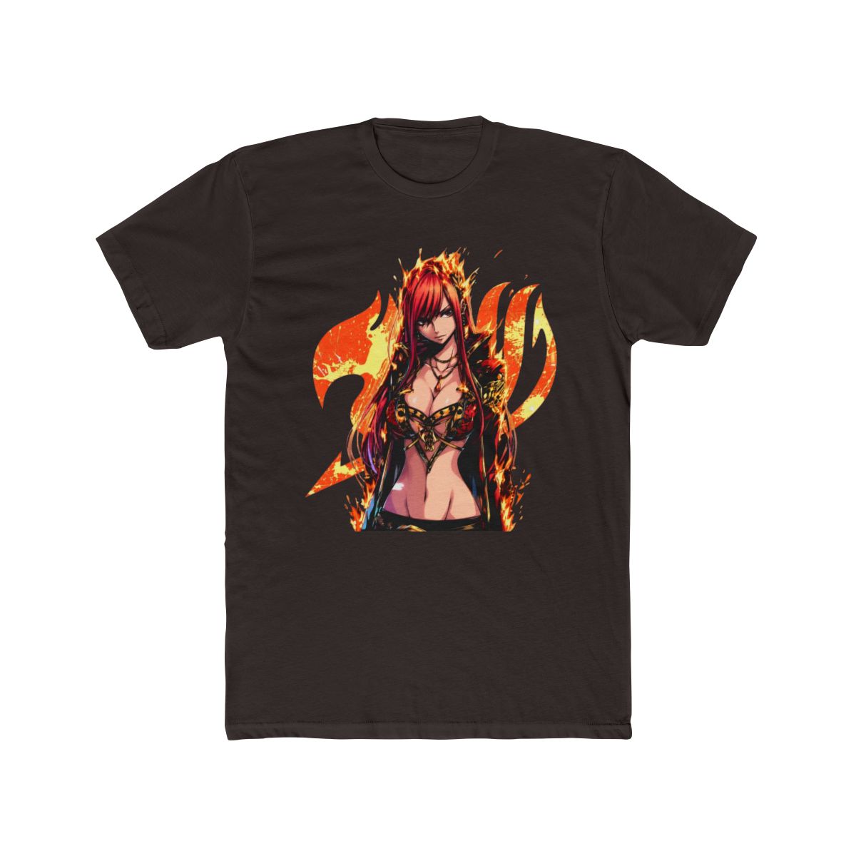 Erza Scarlet Fiery Empress Fairy Tail T Shirt - alternate angle 3, merchandise