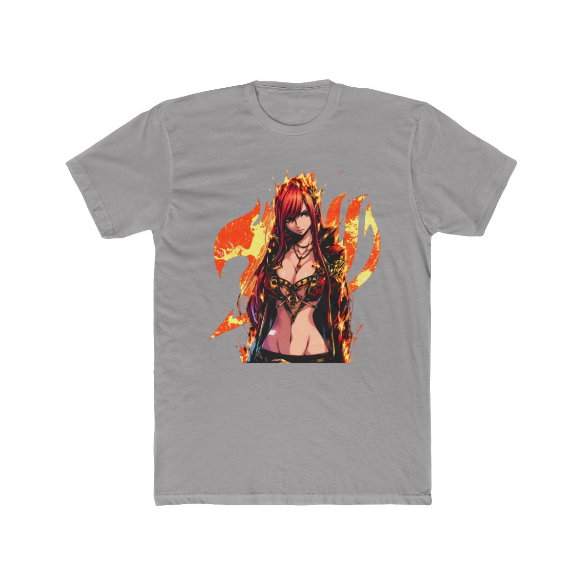 Erza Scarlet Fiery Empress Fairy Tail T Shirt - alternate angle 2, merchandise