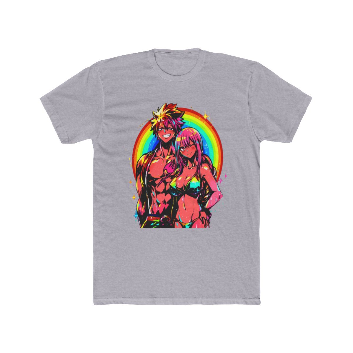 Natsu and Lucy Fairy Tail Summer T Shirt