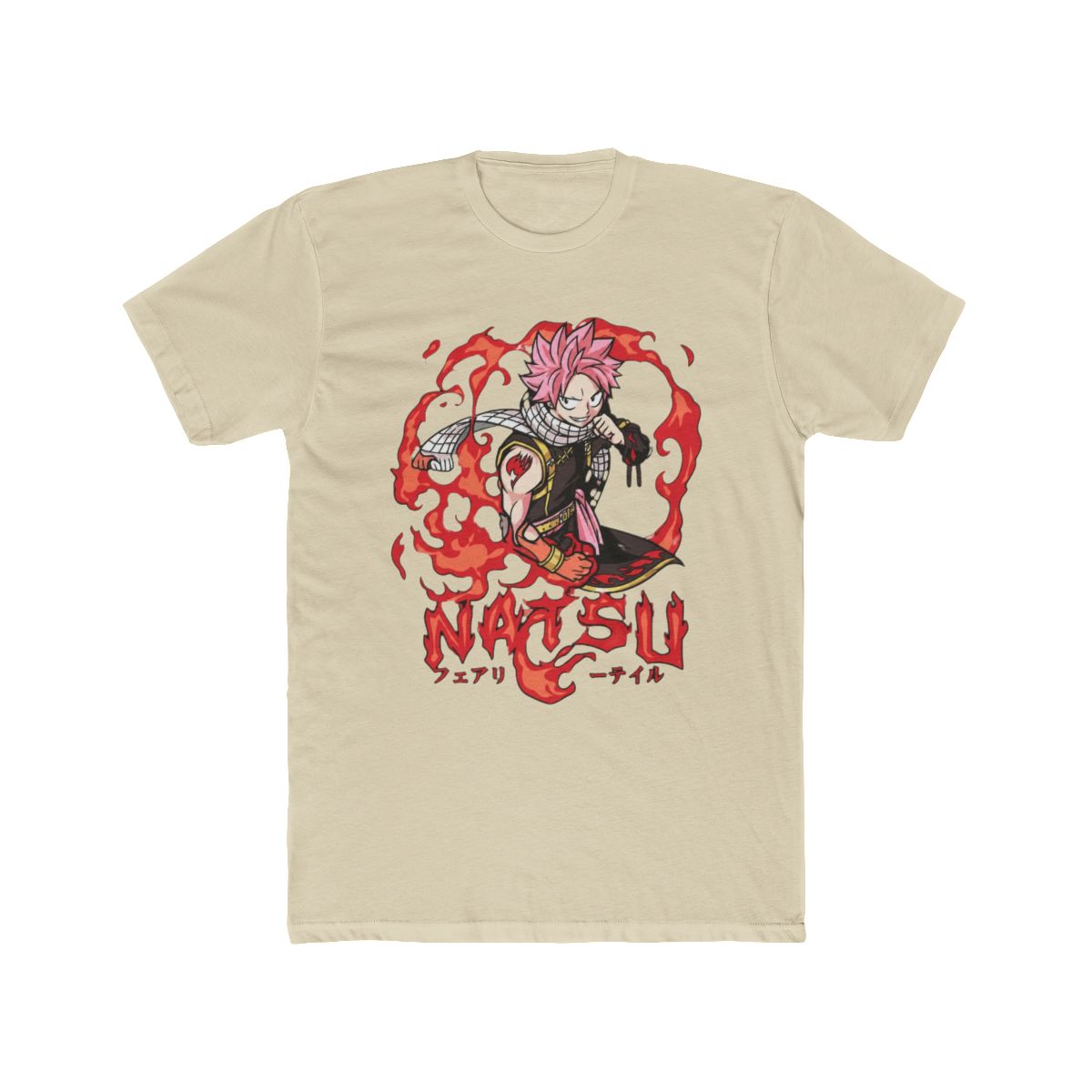 Fairy Tail Natsu Dragon Slayer Power T Shirt - alternate angle 4, merchandise