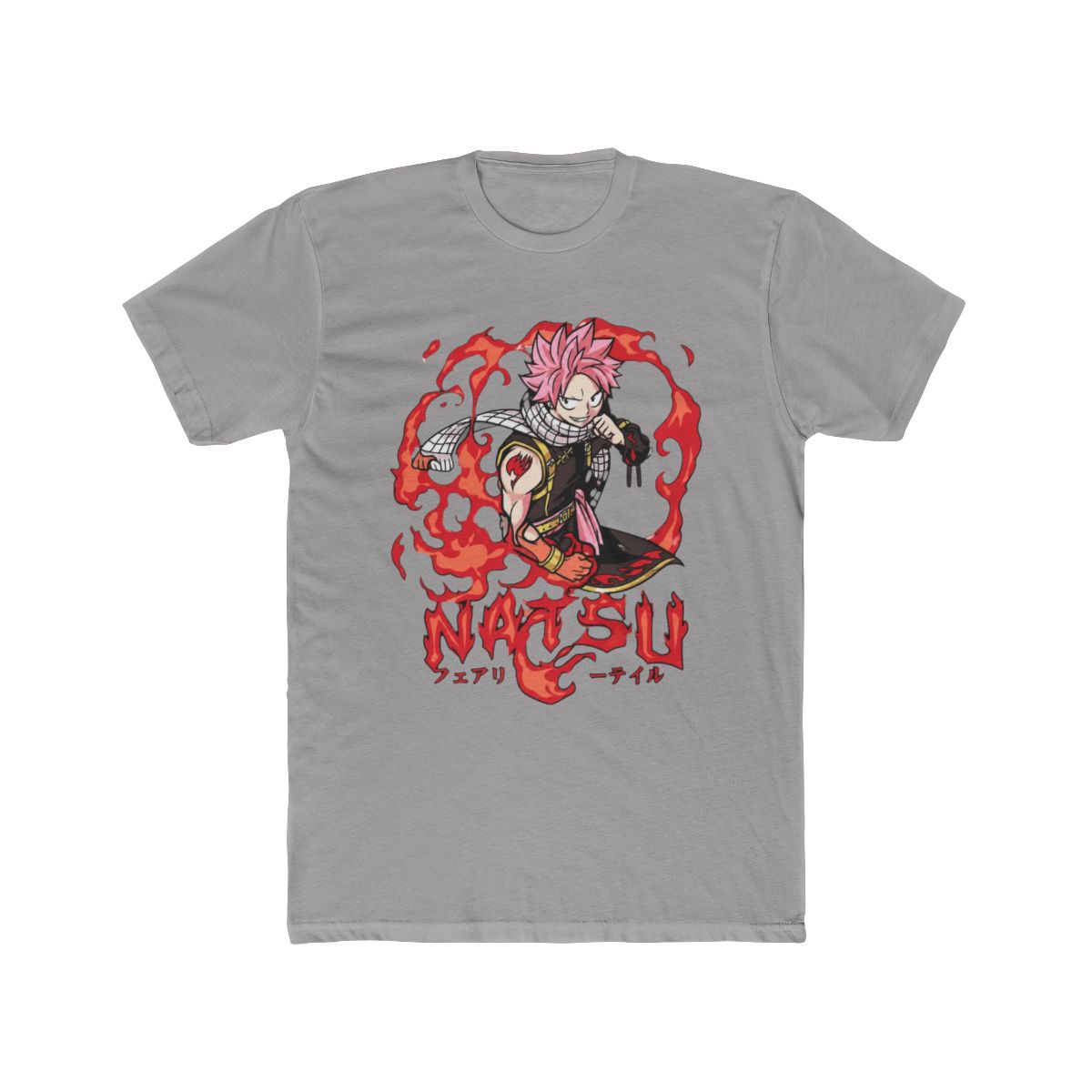 Fairy Tail Natsu Dragon Slayer Power T Shirt - alternate angle 2, merchandise