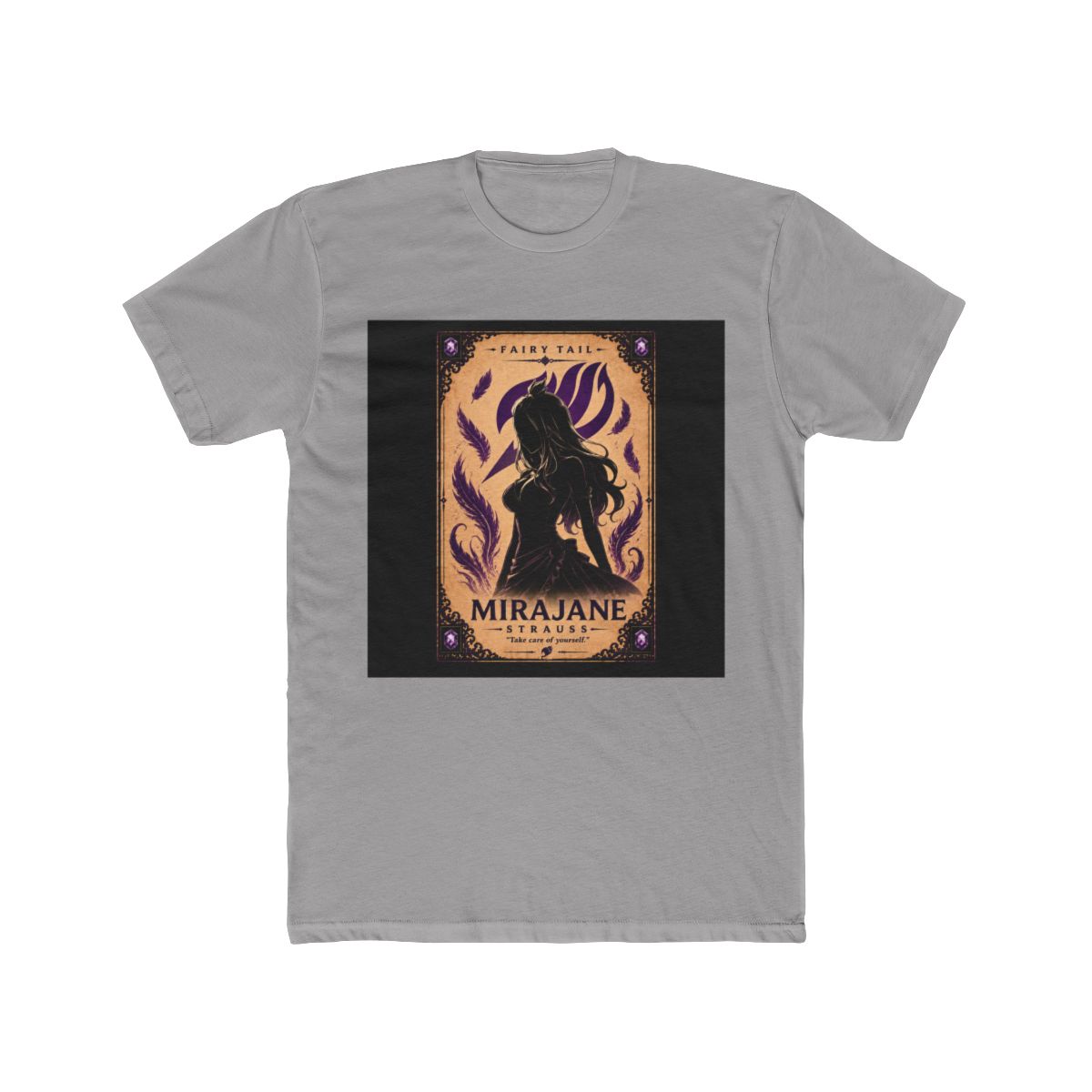 Fairy Tail Mirajane Strauss Silhouette Character T Shirt - alternate angle 2, merchandise