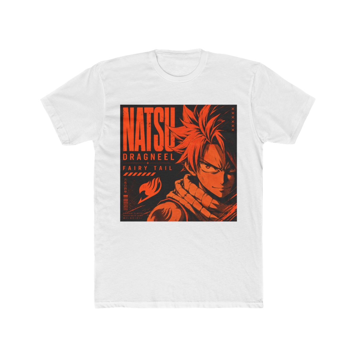 Fairy Tail Natsu Dragneel Editorial Graphic T Shirt - Official T-Shirts merchandise