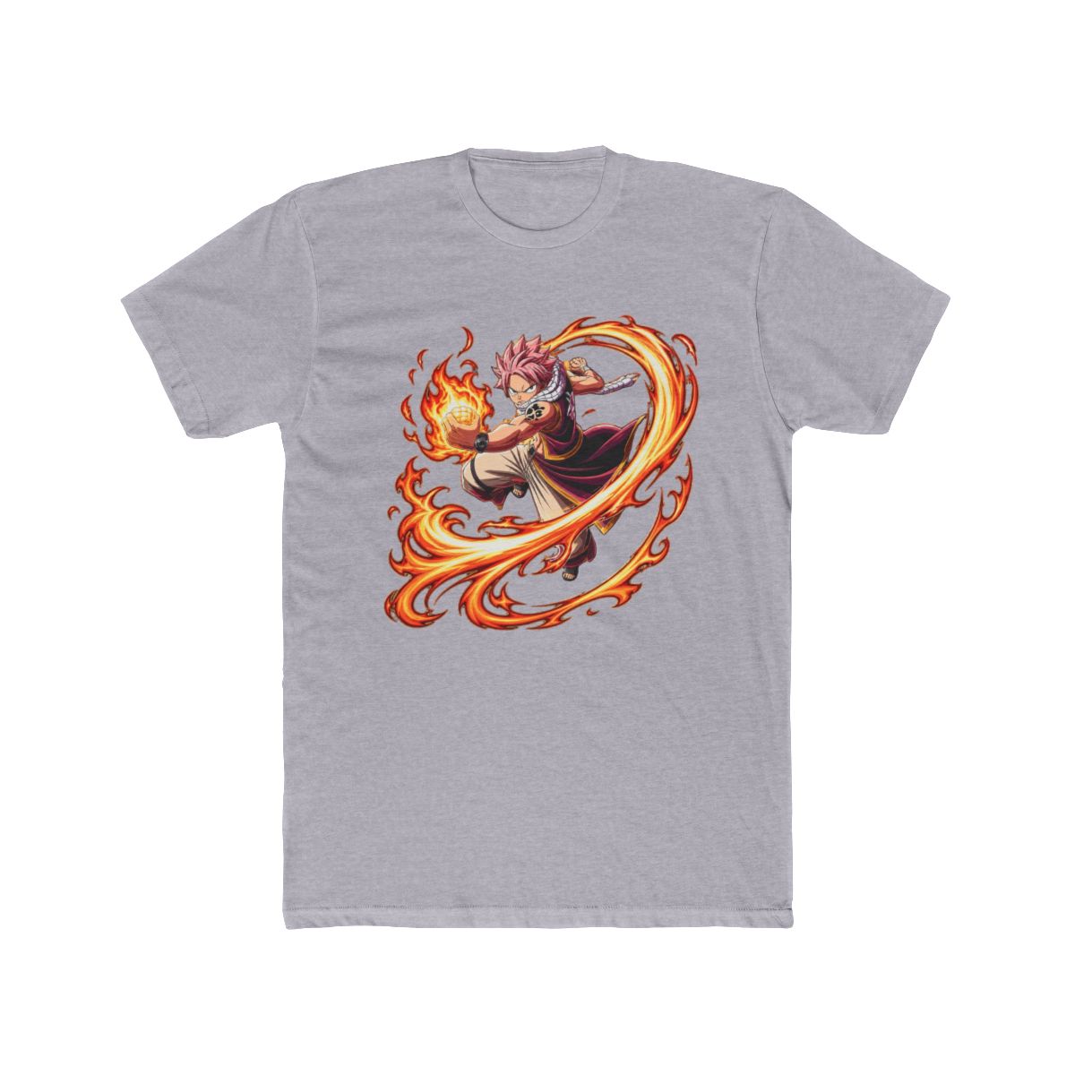 Natsu Dragneel Flame Punch Fairy Tail T Shirt