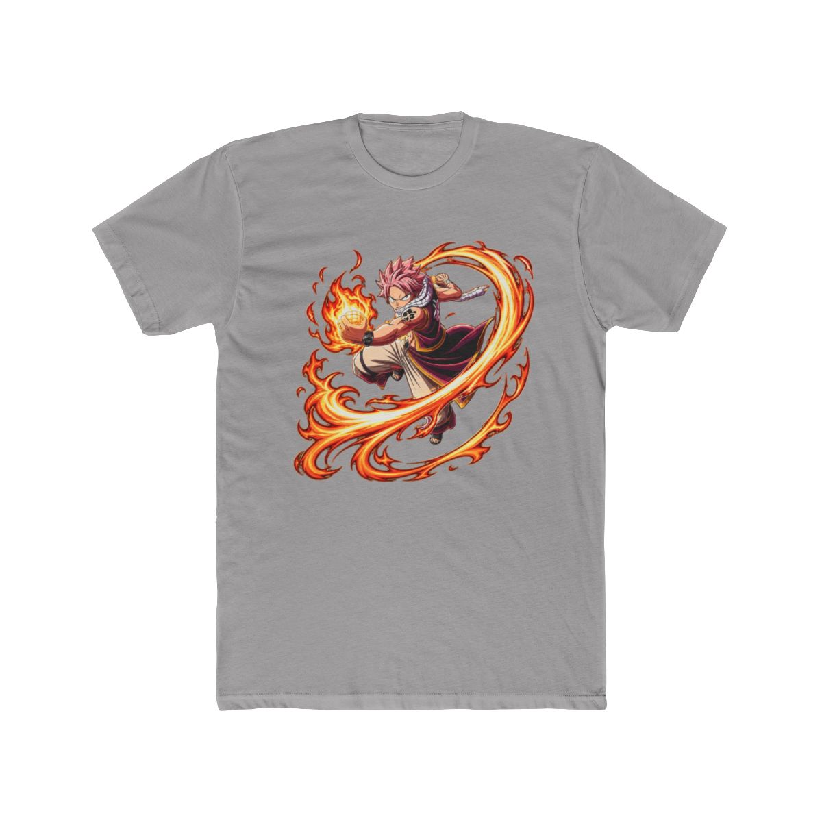 Natsu Dragneel Flame Punch Fairy Tail T Shirt - Official T-Shirts merchandise