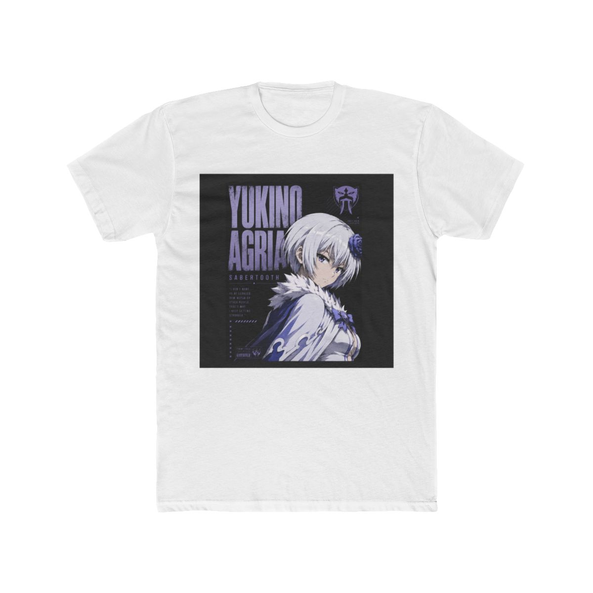 Fairy Tail Yukino Agria Character Profile T Shirt - Official T-Shirts merchandise