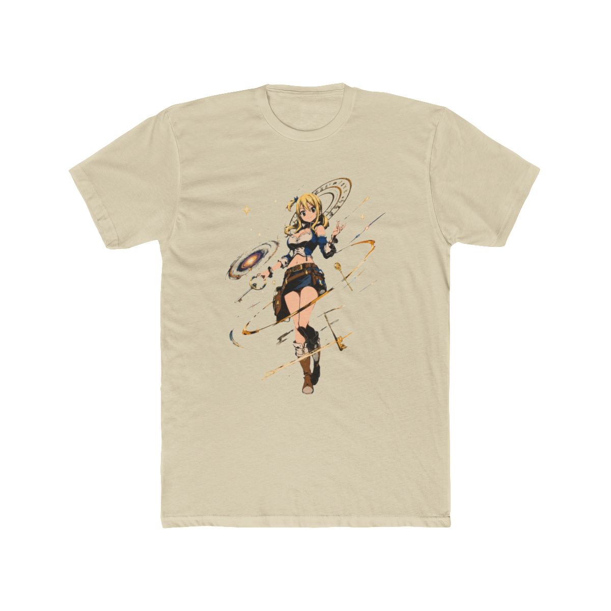 Fairy Tail Lucy Heartfilia Celestial Keys T Shirt - alternate angle 4, merchandise