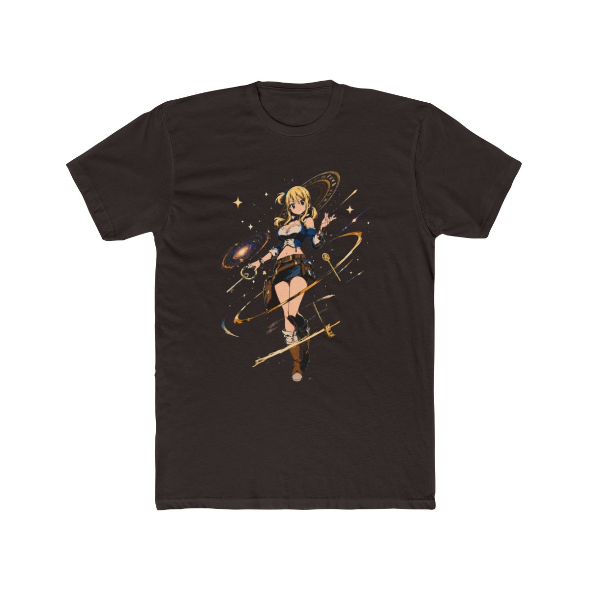 Fairy Tail Lucy Heartfilia Celestial Keys T Shirt - alternate angle 3, merchandise
