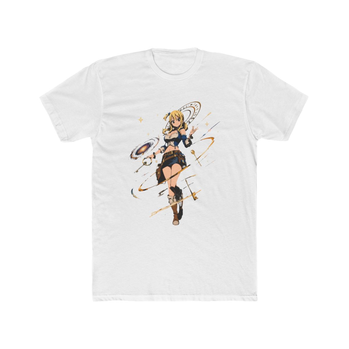 Fairy Tail Lucy Heartfilia Celestial Keys T Shirt - Official T-Shirts merchandise