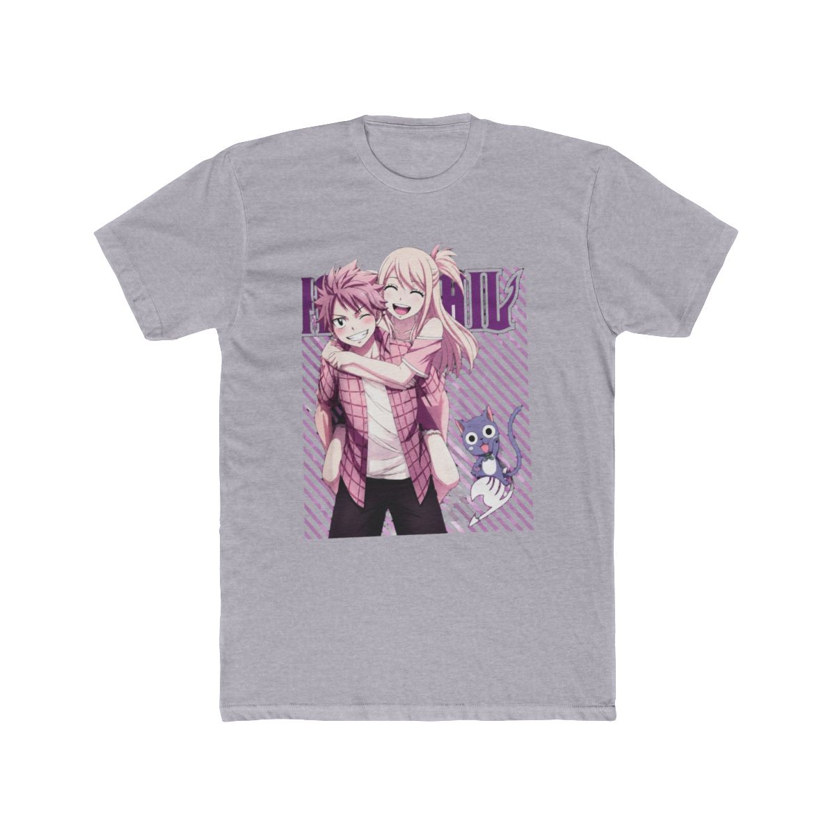 Fairy Tail Anime Couple T Shirt, Cotton Graphic Tee
