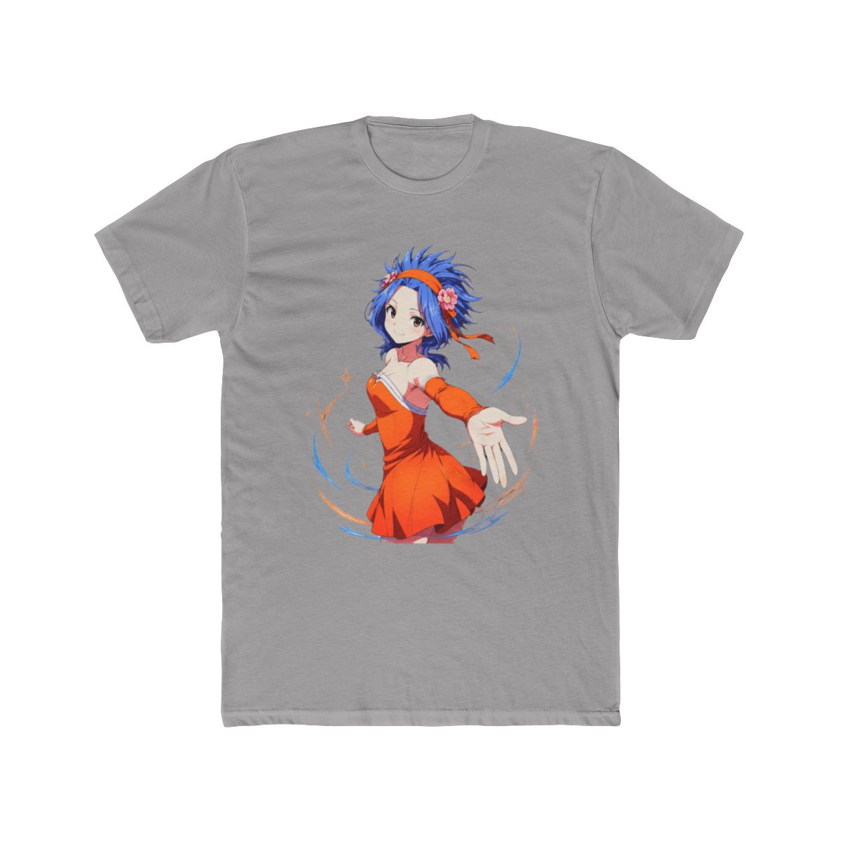 Fairy Tail Levy McGarden Tee: Anime Vaporwave Cotton T Shirt - Official T-Shirts merchandise
