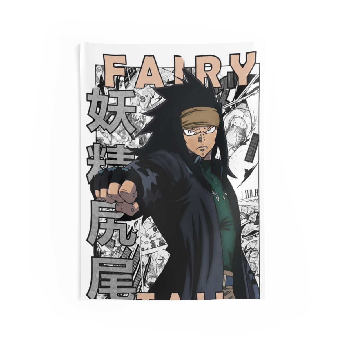 Gajeel Redfox - Fairy Tail Tapestry - Fairy Tail official Accessories merch