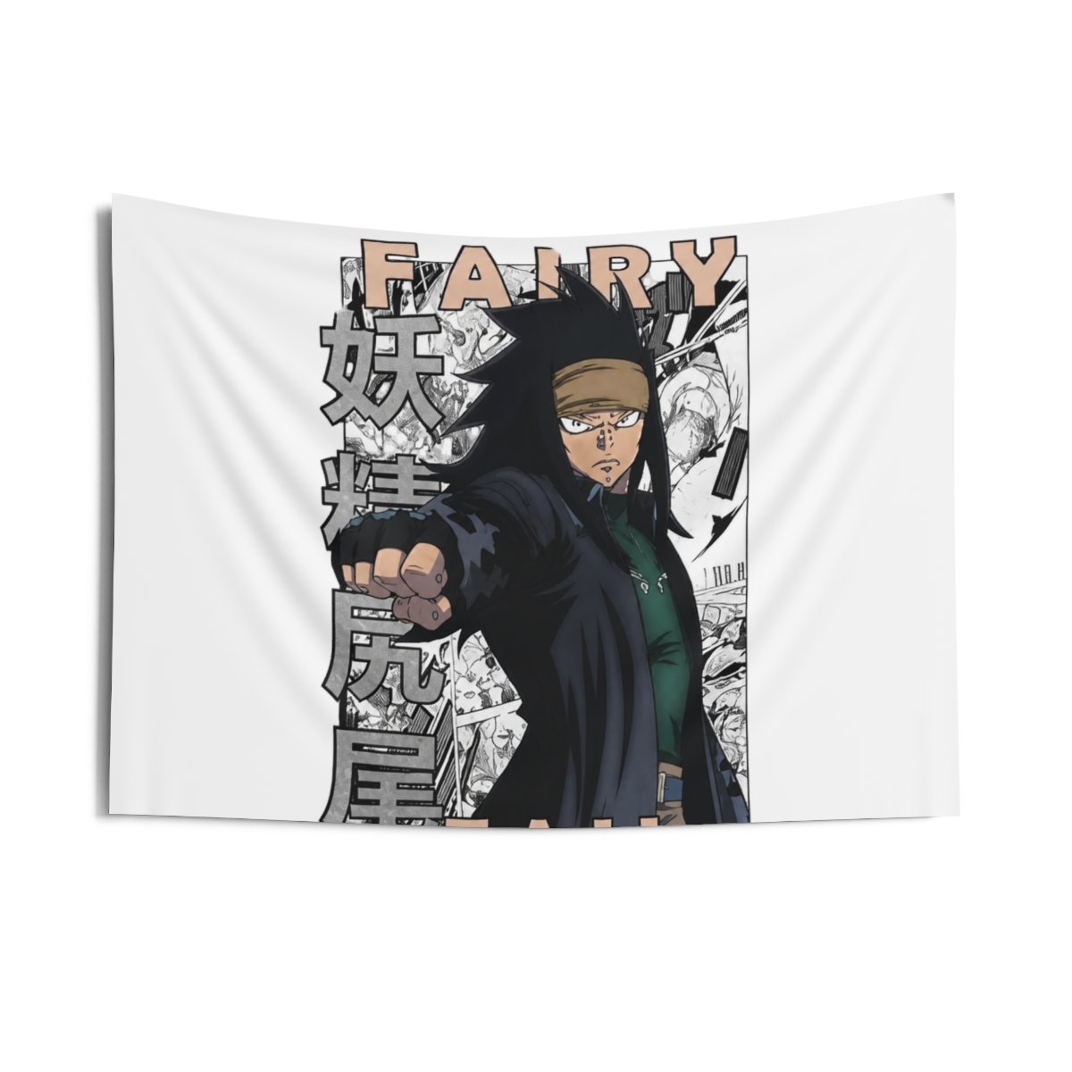 Gajeel Redfox - Fairy Tail Tapestry - alternate angle 2, merchandise