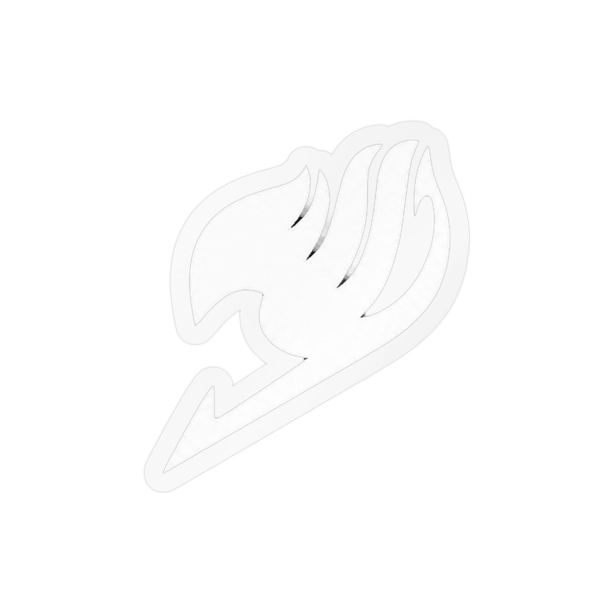 Fairy Tail Show Sticker Decal Stickers Car Laptop 4" x 5" (White) - alternate angle 5, merchandise