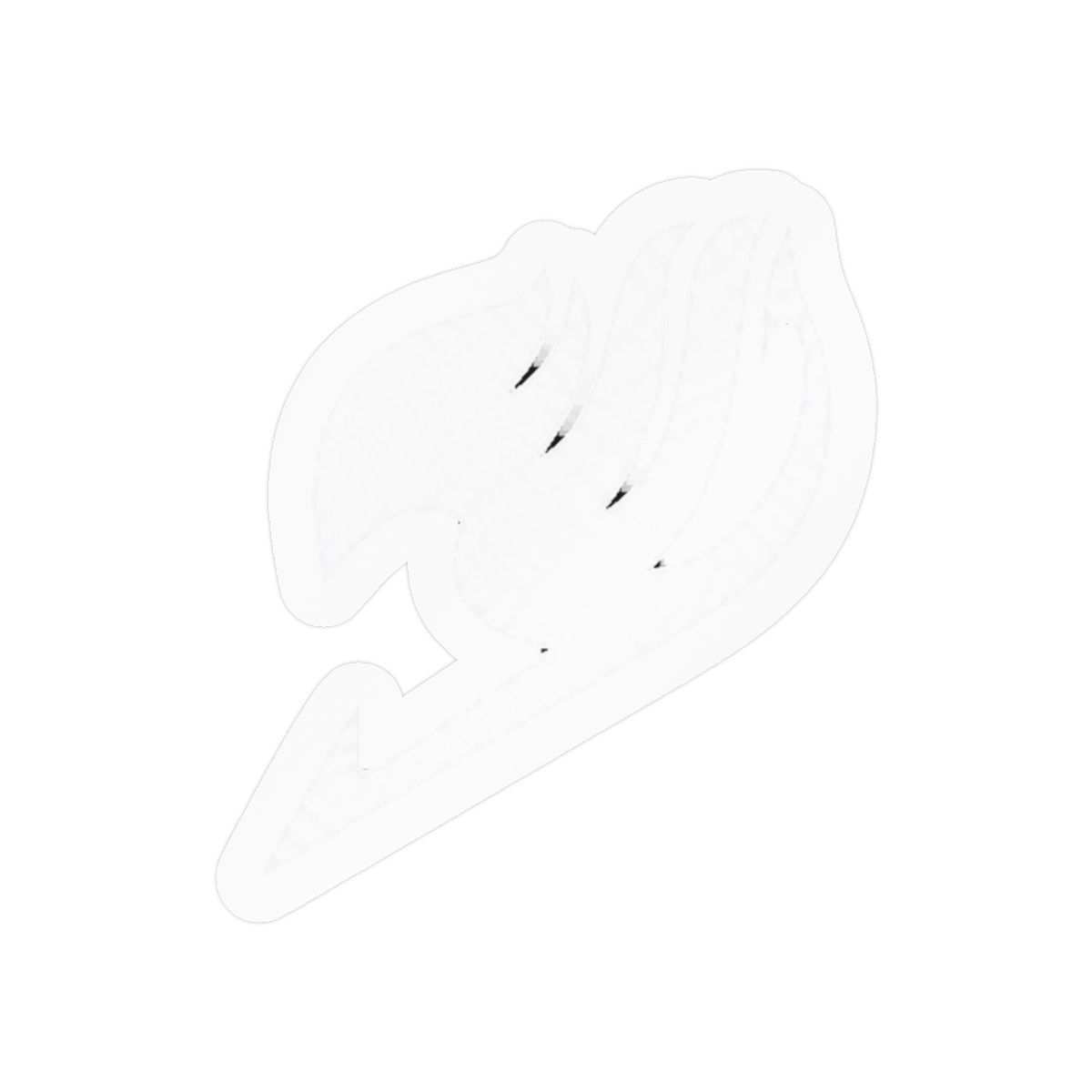Fairy Tail Show Sticker Decal Stickers Car Laptop 4" x 5" (White)