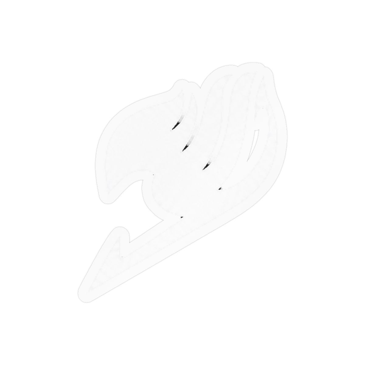 Fairy Tail Show Sticker Decal Stickers Car Laptop 4" x 5" (White) - alternate angle 2, merchandise