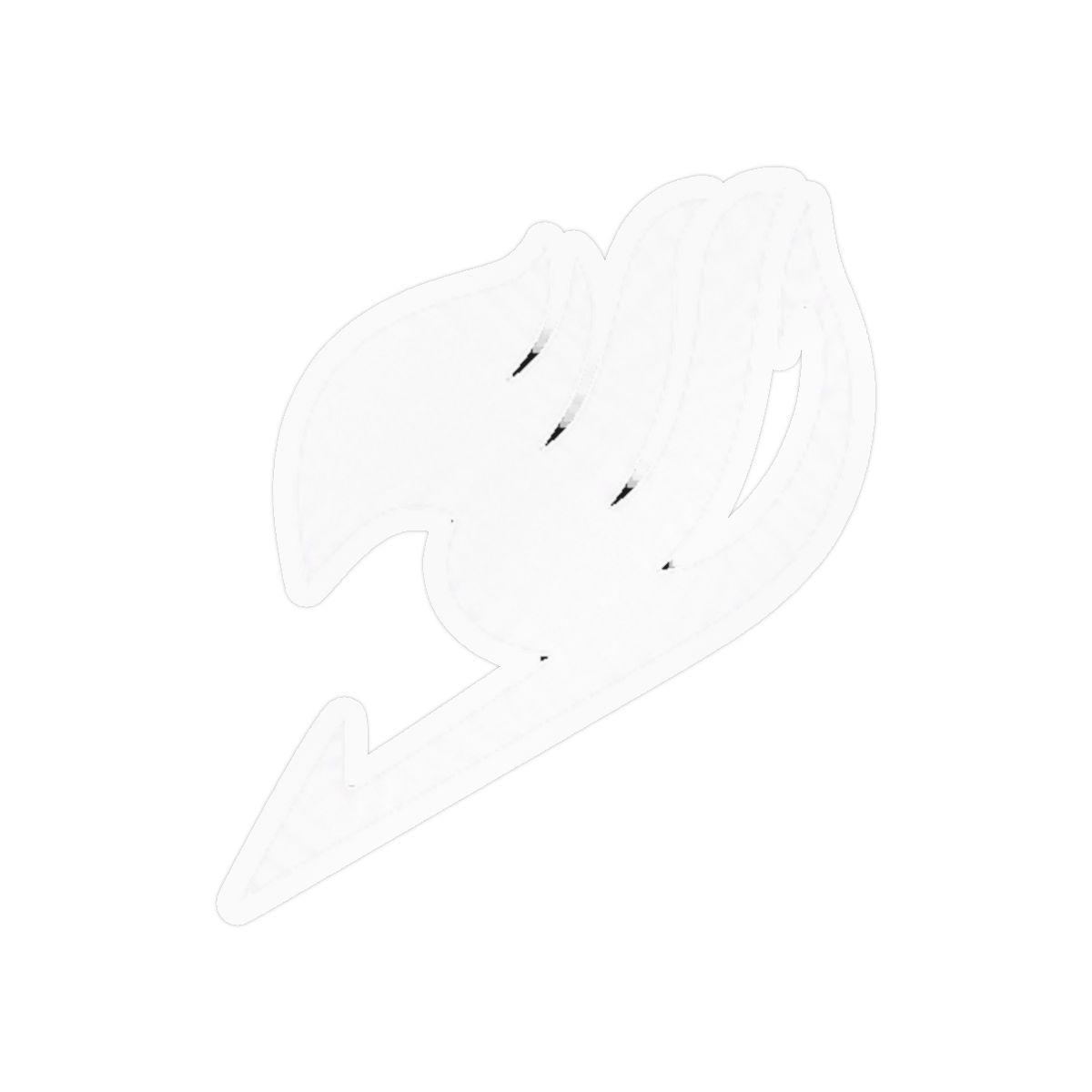 Fairy Tail Show Sticker Decal Stickers Car Laptop 4" x 5" (White) - alternate angle 3, merchandise