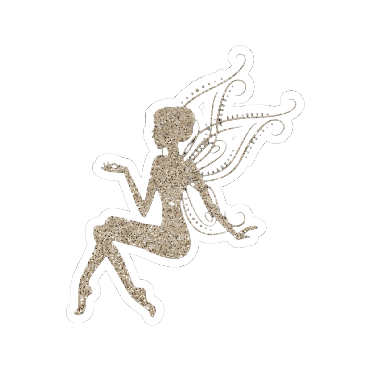 Sitting Fairy Fairies Glitter Fairy Tale Wing Elf Magic Pattern | Fairy Tail