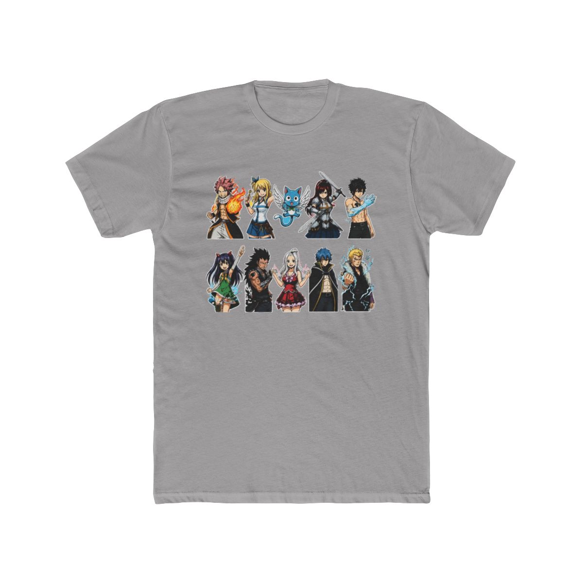Fairy Tail Premium Collection Grid T Shirt - alternate angle 2, merchandise