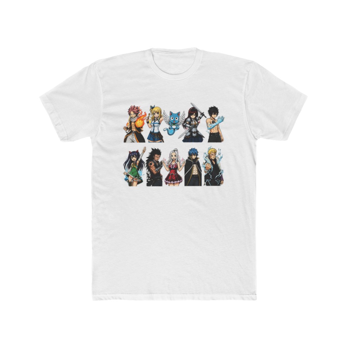 Fairy Tail Premium Collection Grid T Shirt - Official T-Shirts merchandise