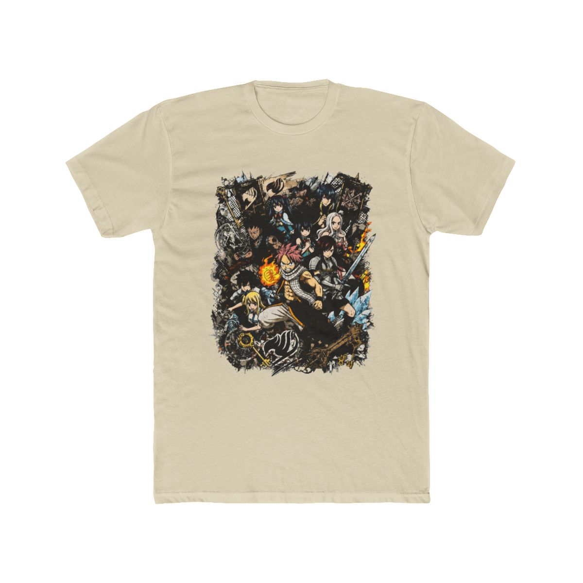 Fairy Tail Characters Collage T Shirt - alternate angle 4, merchandise