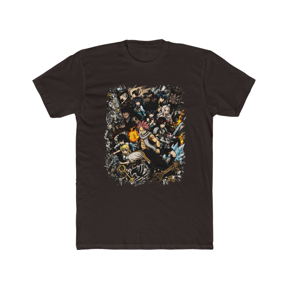 Fairy Tail Characters Collage T Shirt - alternate angle 3, merchandise