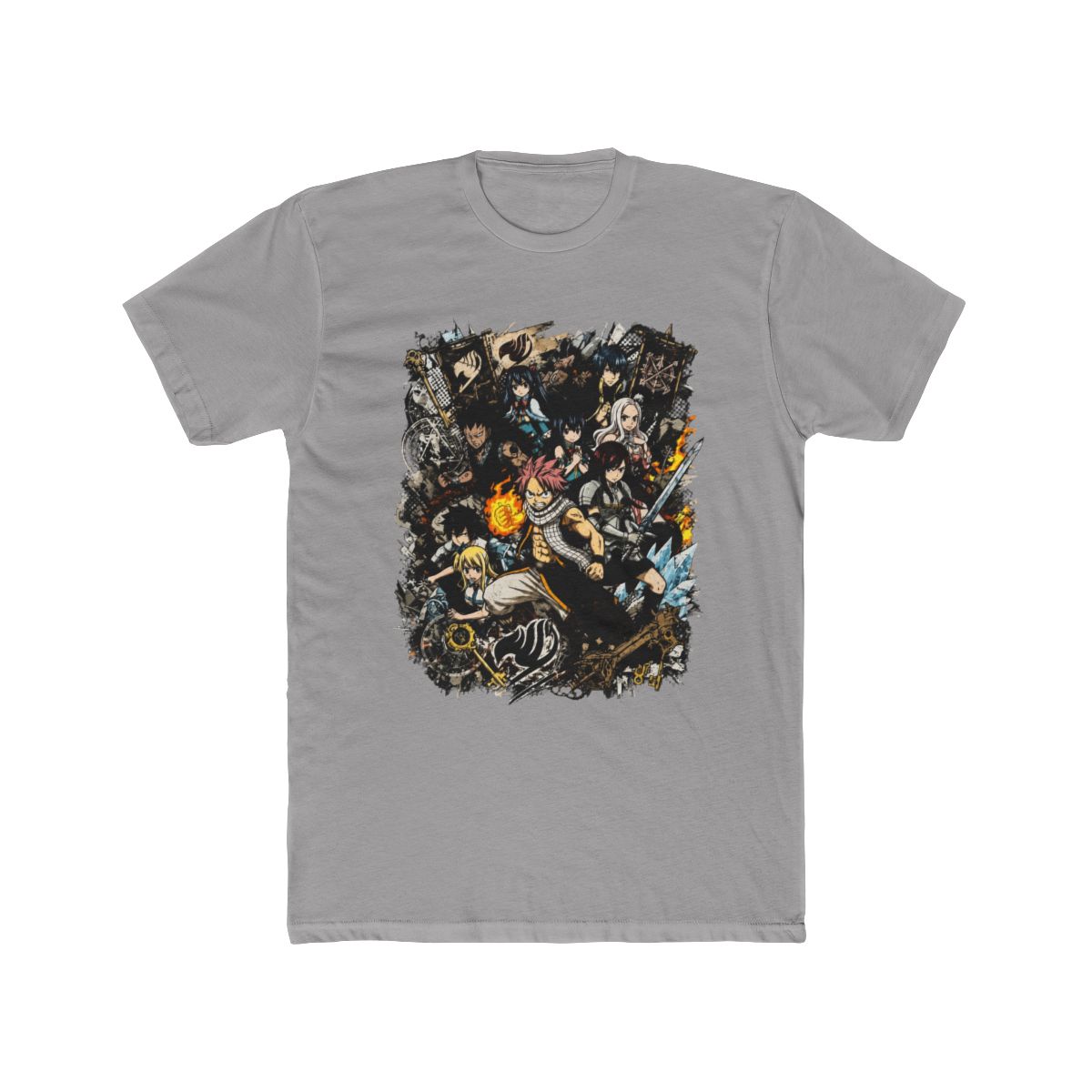 Fairy Tail Characters Collage T Shirt - alternate angle 2, merchandise