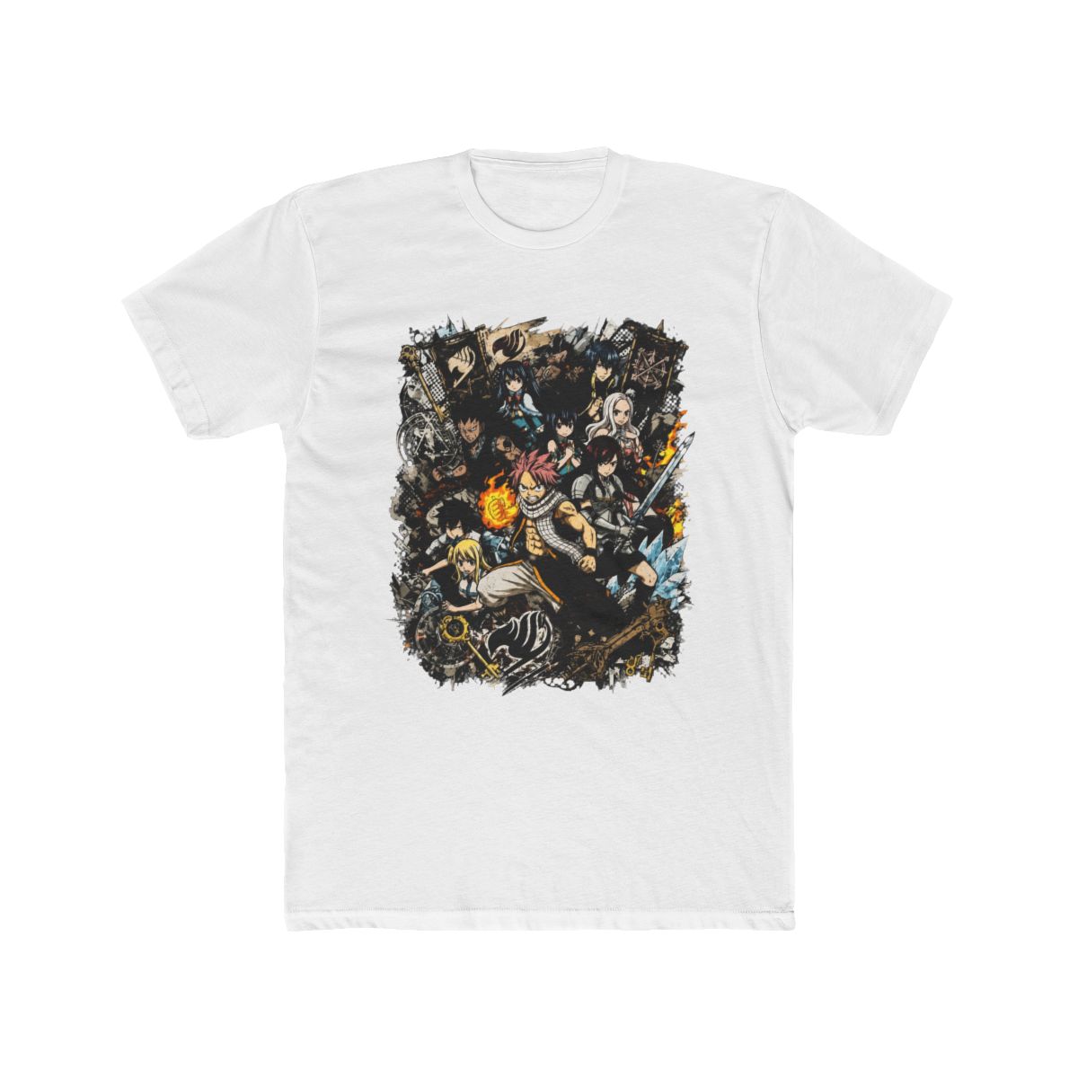 Fairy Tail Characters Collage T Shirt - Official T-Shirts merchandise