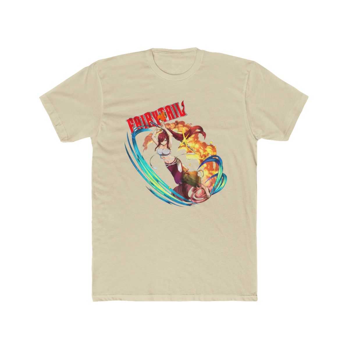 Fairy Tail Shirt Natsu Dragneel Tshirt Erza Scarlet T Shirt Lucy Happy Luxus Tee - alternate angle 4, merchandise