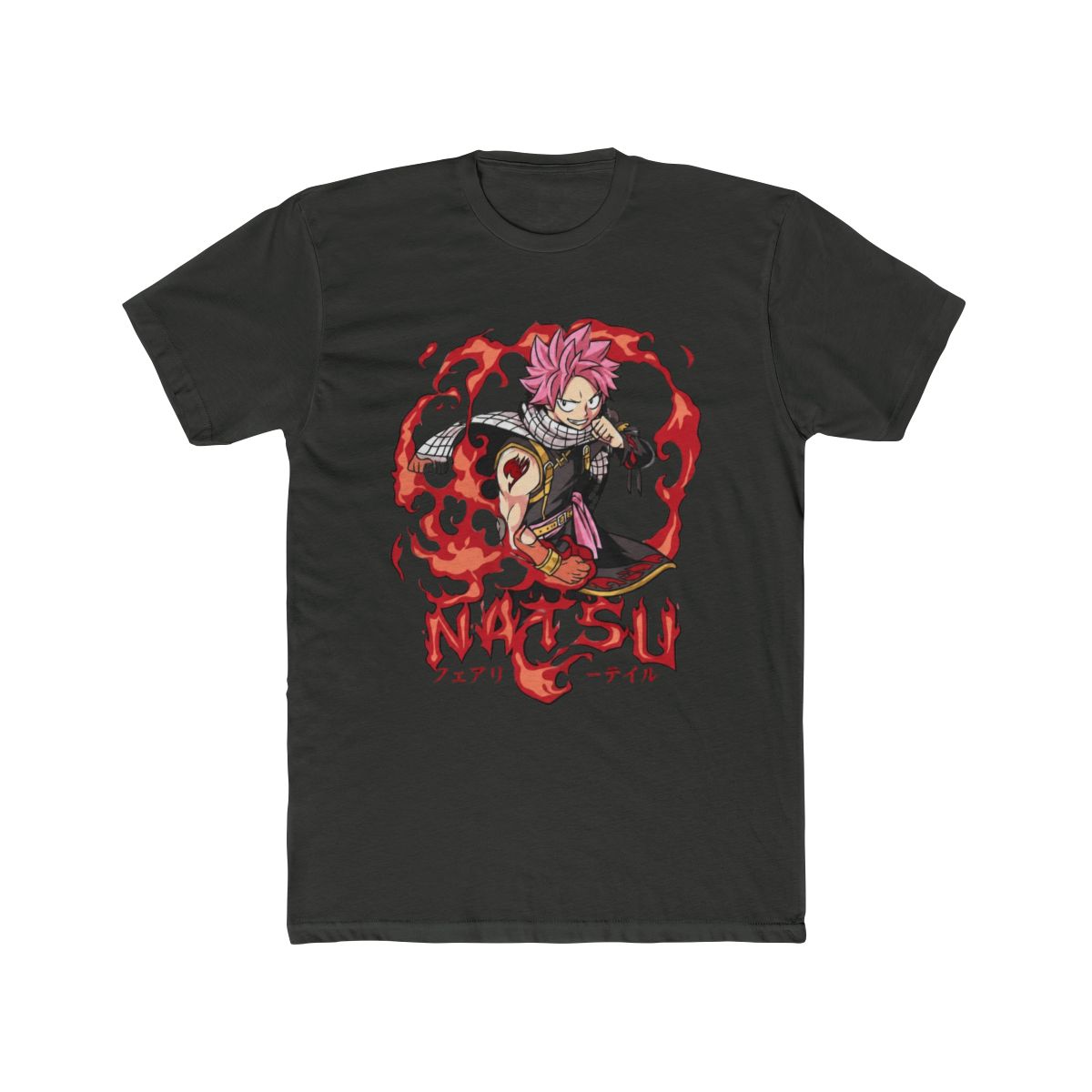 Natsu Dragneel Shirt, Fairy Tail Shirt, Anime Shirt, Vintage Tee - Artsholic - Fan Art Merch - alternate angle 5, merchandise