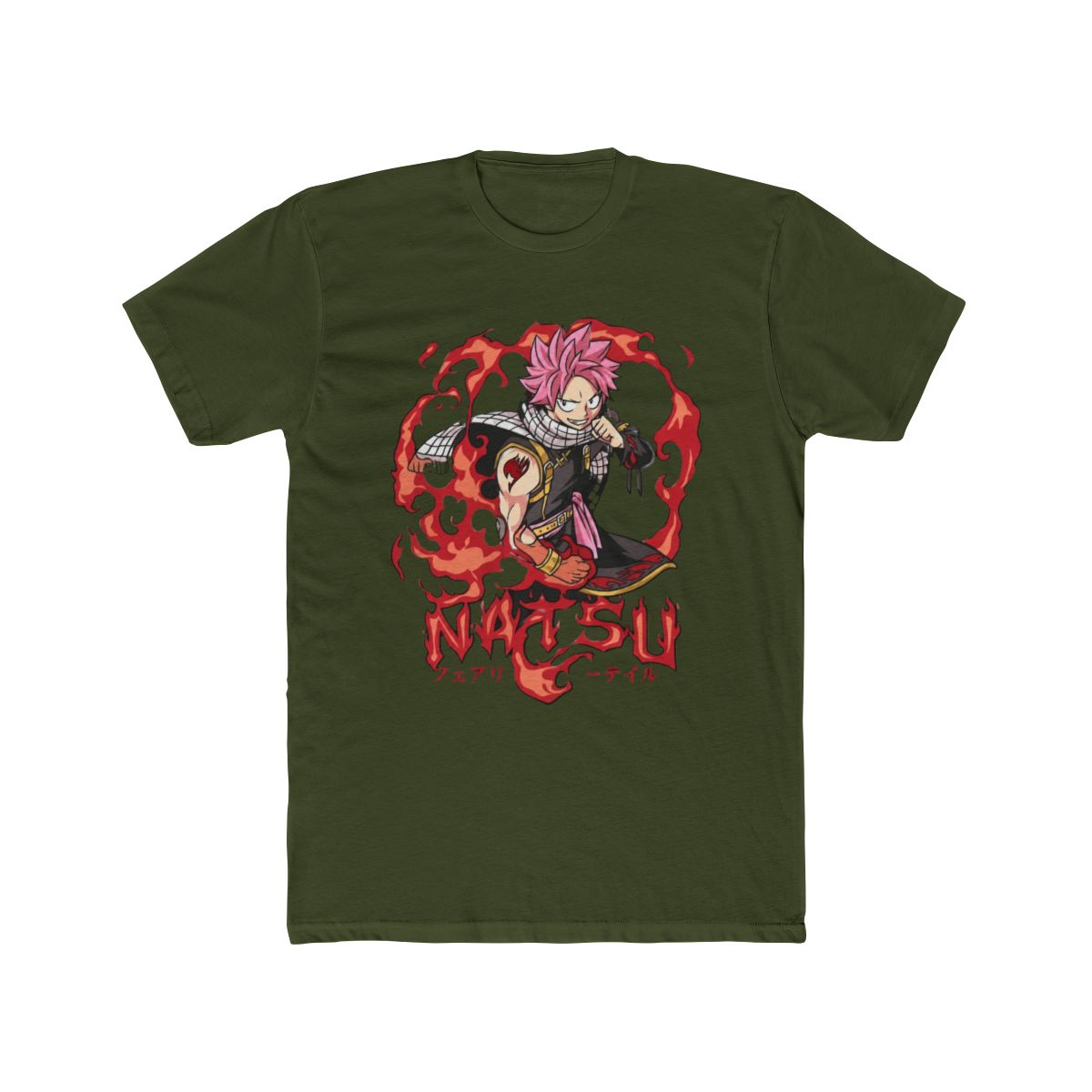 Natsu Dragneel Shirt, Fairy Tail Shirt, Anime Shirt, Vintage Tee - Artsholic - Fan Art Merch - alternate angle 4, merchandise