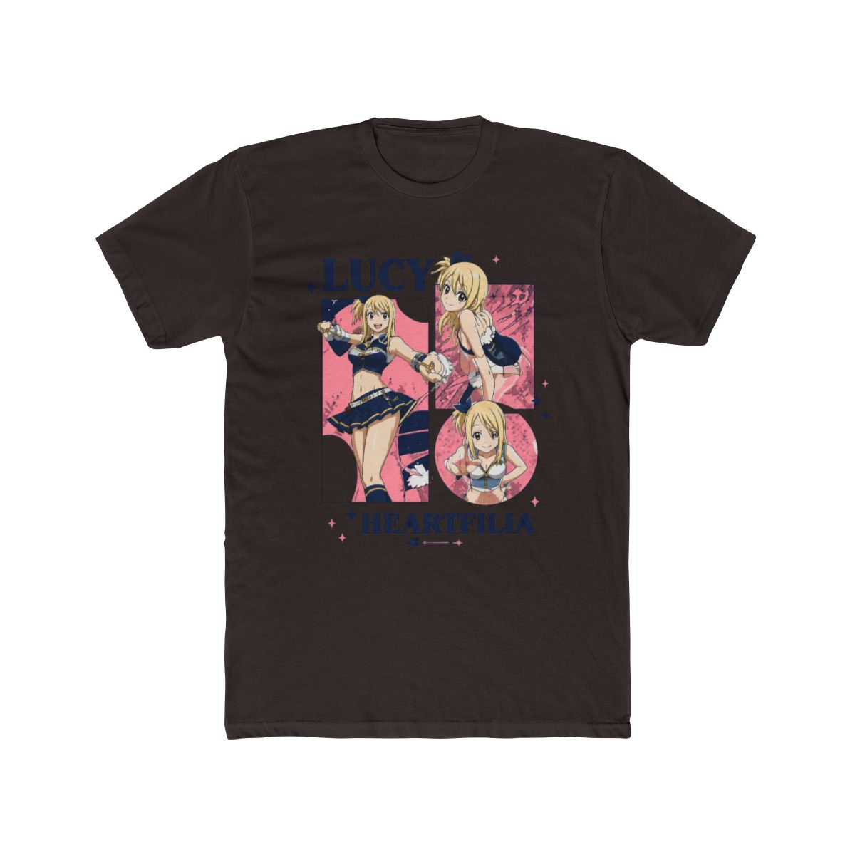Fairy Tail Lucy Multi Big & Tall T Shirt - alternate angle 2, merchandise