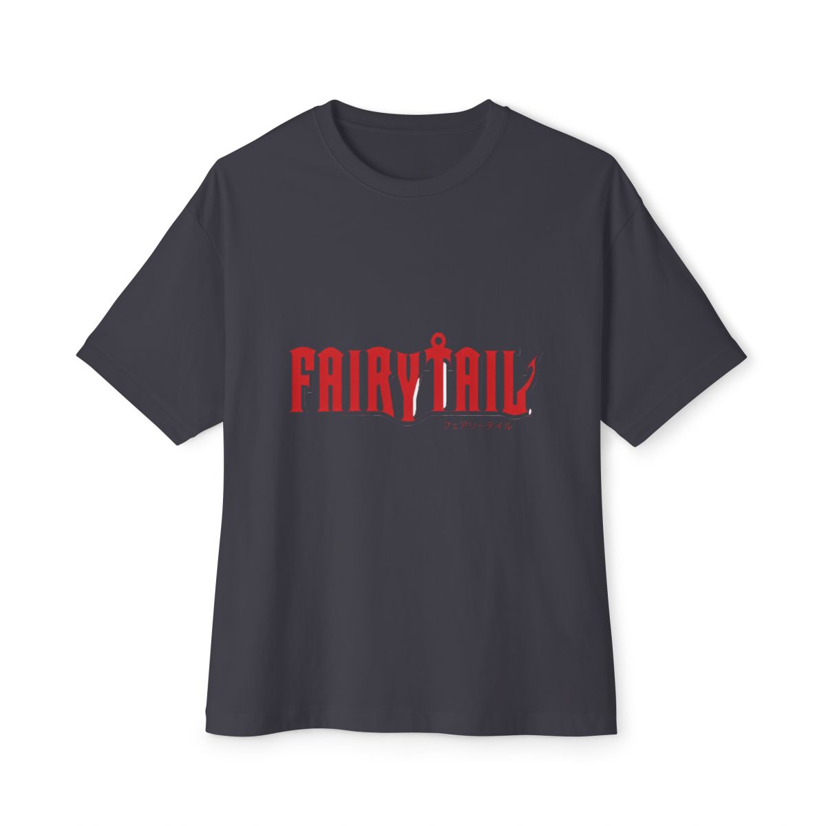 Fairy Tail Logo Girls Oversized T-Shirt - alternate angle 4, merchandise