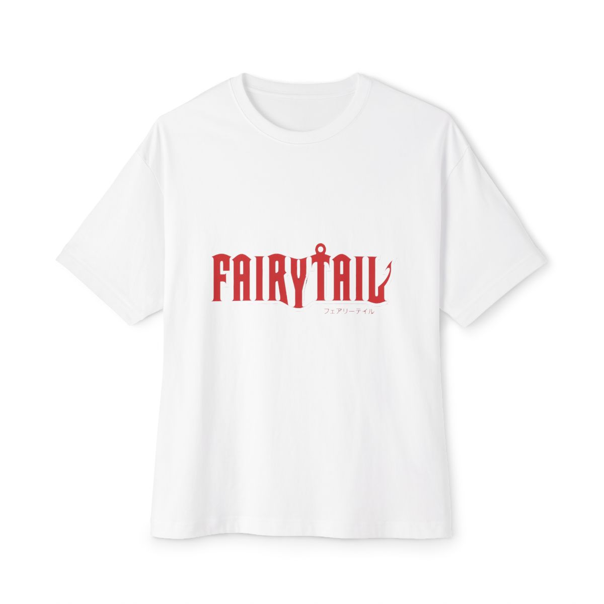 Fairy Tail Logo Girls Oversized T-Shirt - Official T-Shirts merchandise
