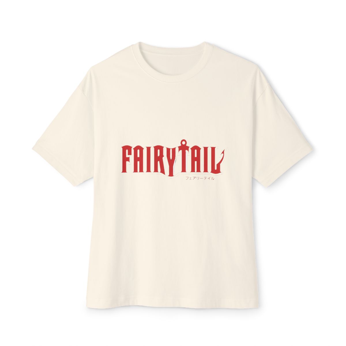 Fairy Tail Logo Girls Oversized T-Shirt - alternate angle 3, merchandise