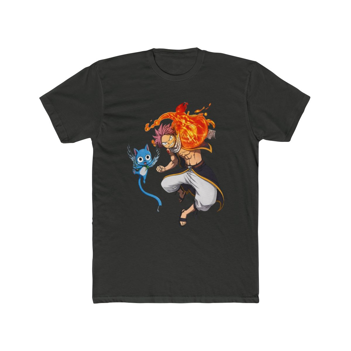 Fairy Tail - Natsu and Happy T Shirt blue | Elbenwald - alternate angle 5, merchandise