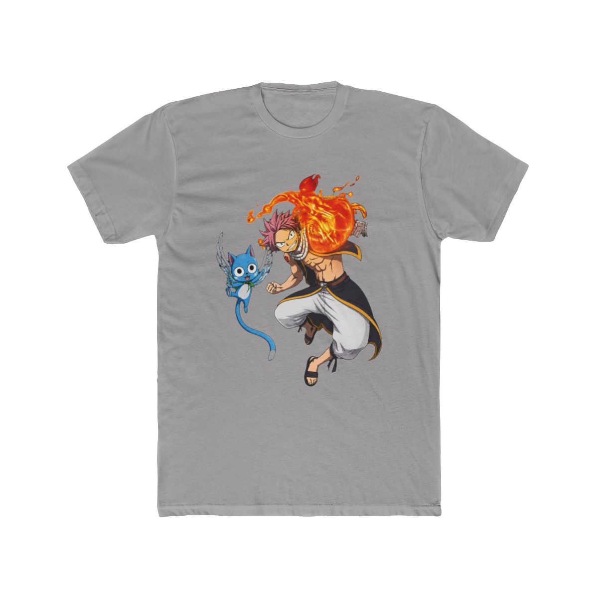 Fairy Tail - Natsu and Happy T Shirt blue | Elbenwald - Official T-Shirts merchandise