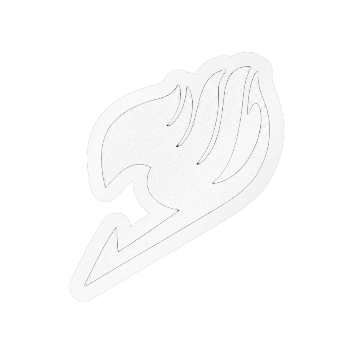 Fairy Tail Logo Sticker Decal Stickers Car Laptop 5" (White) - alternate angle 4, merchandise