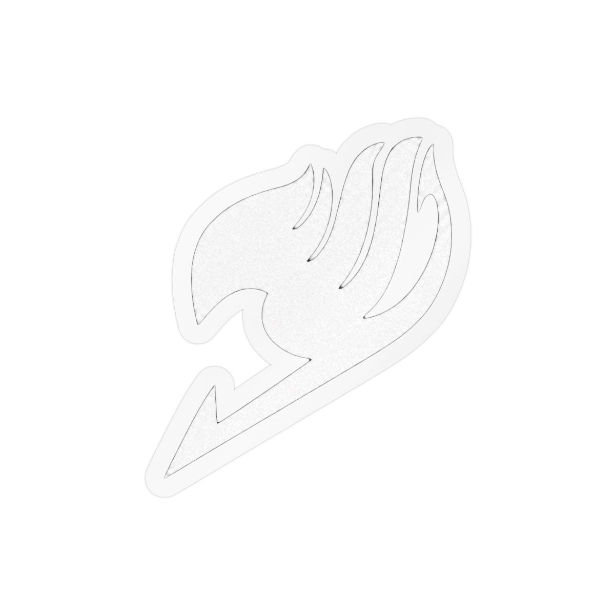 Fairy Tail Logo Sticker Decal Stickers Car Laptop 5" (White) - alternate angle 5, merchandise